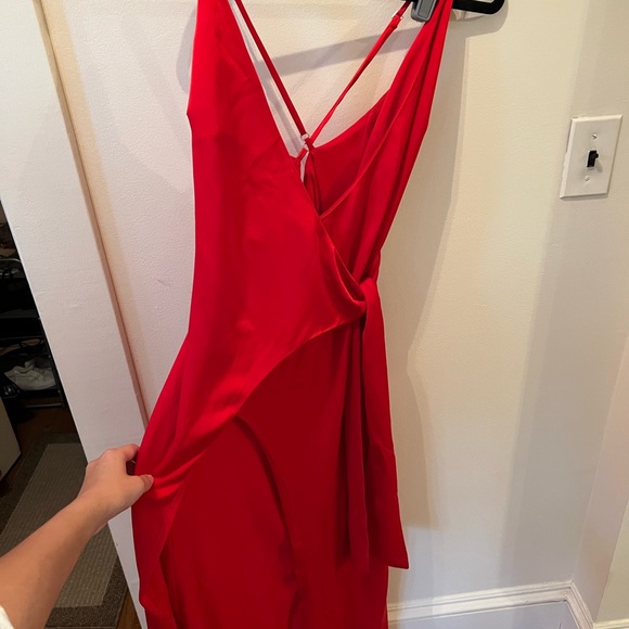 NBDxrevolve| Slit Wrap Dress small - Picture 3 of 9